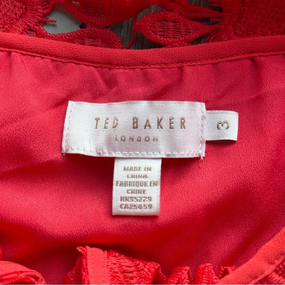 Ted Baker London Scarlet Lace Detail Blouse - Picture 4 of 5